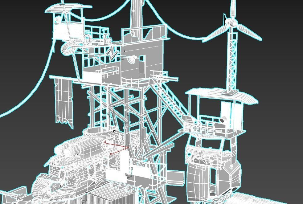 Post-Apocalyptic Outpost 3D model_14