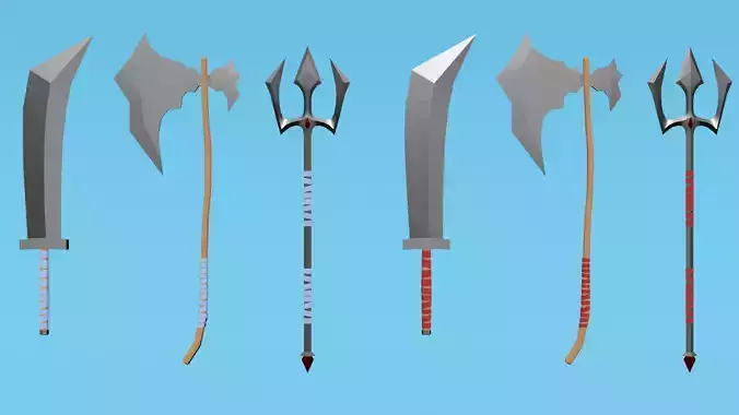 Low Poly Advanced Weapon Kit