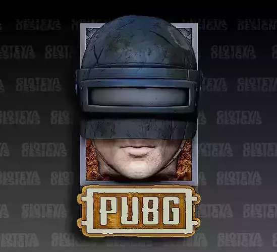 PUBG logo hd 3D model