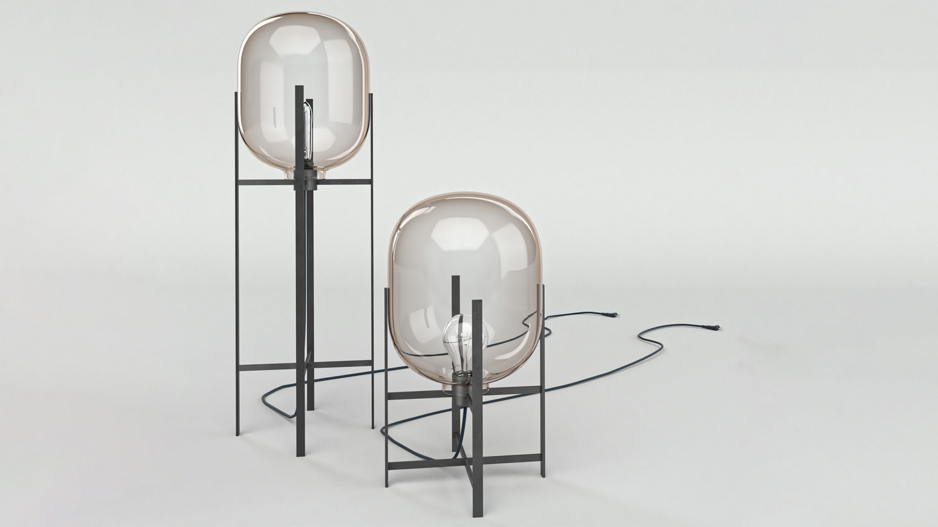 Bubble Floor Lamp 3D model_4