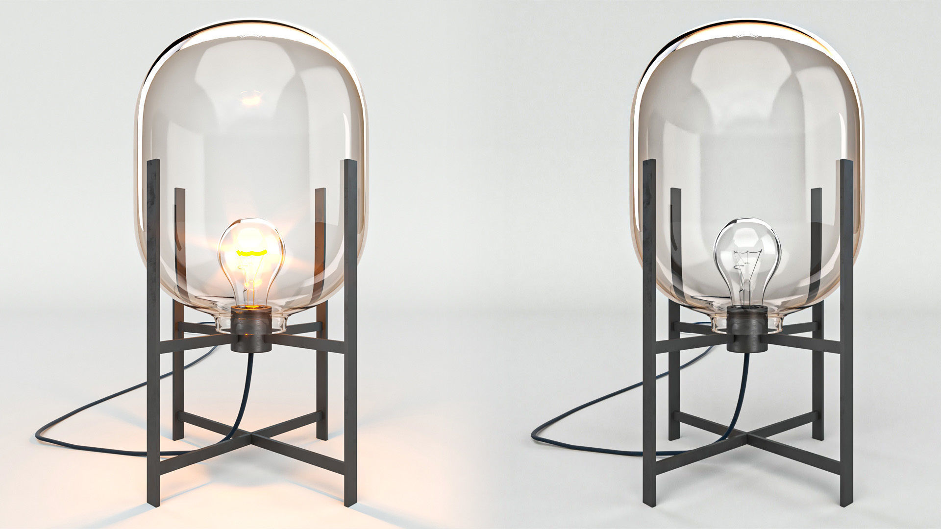 Bubble Floor Lamp 3D model_1