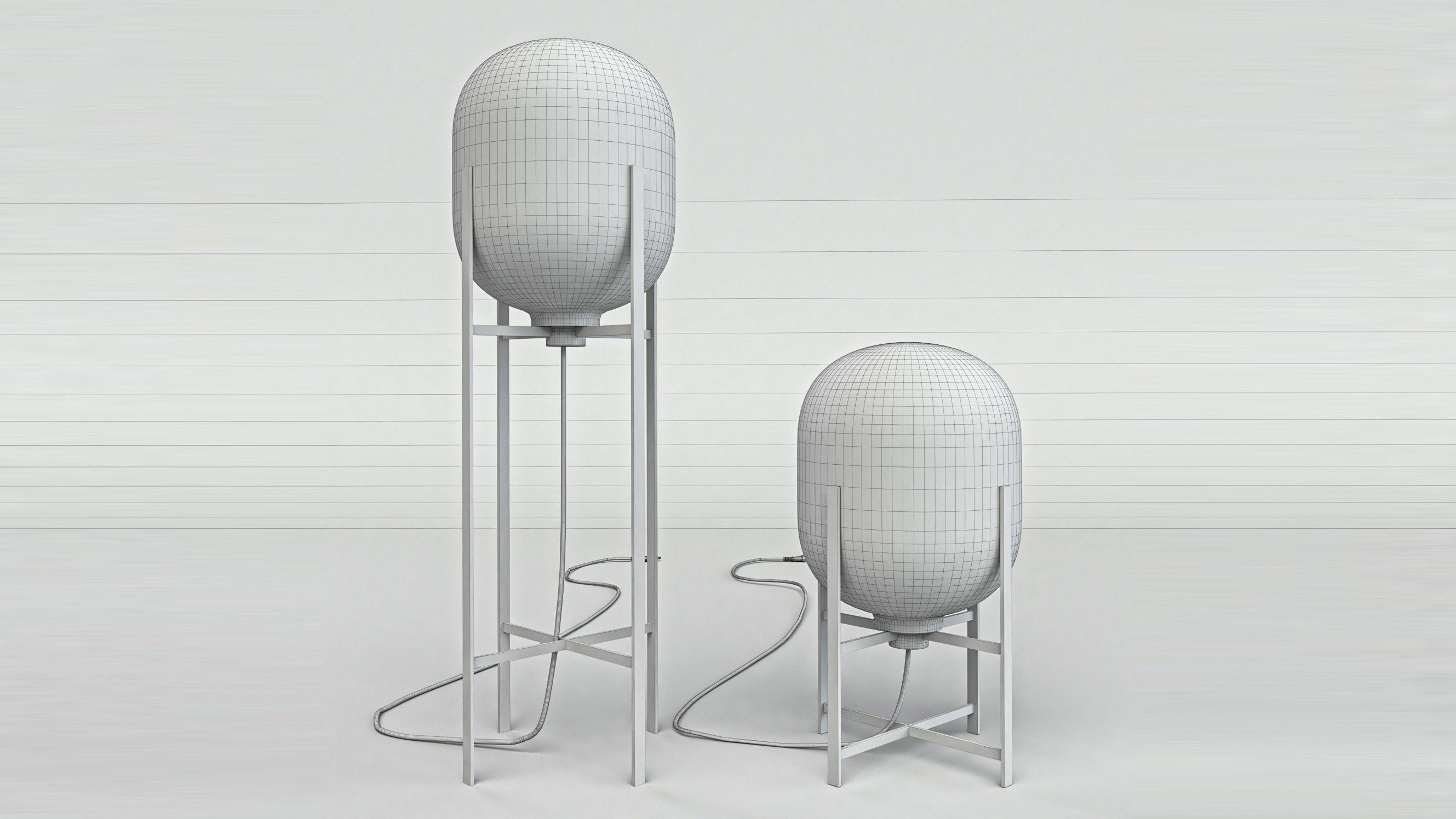 Bubble Floor Lamp 3D model_5