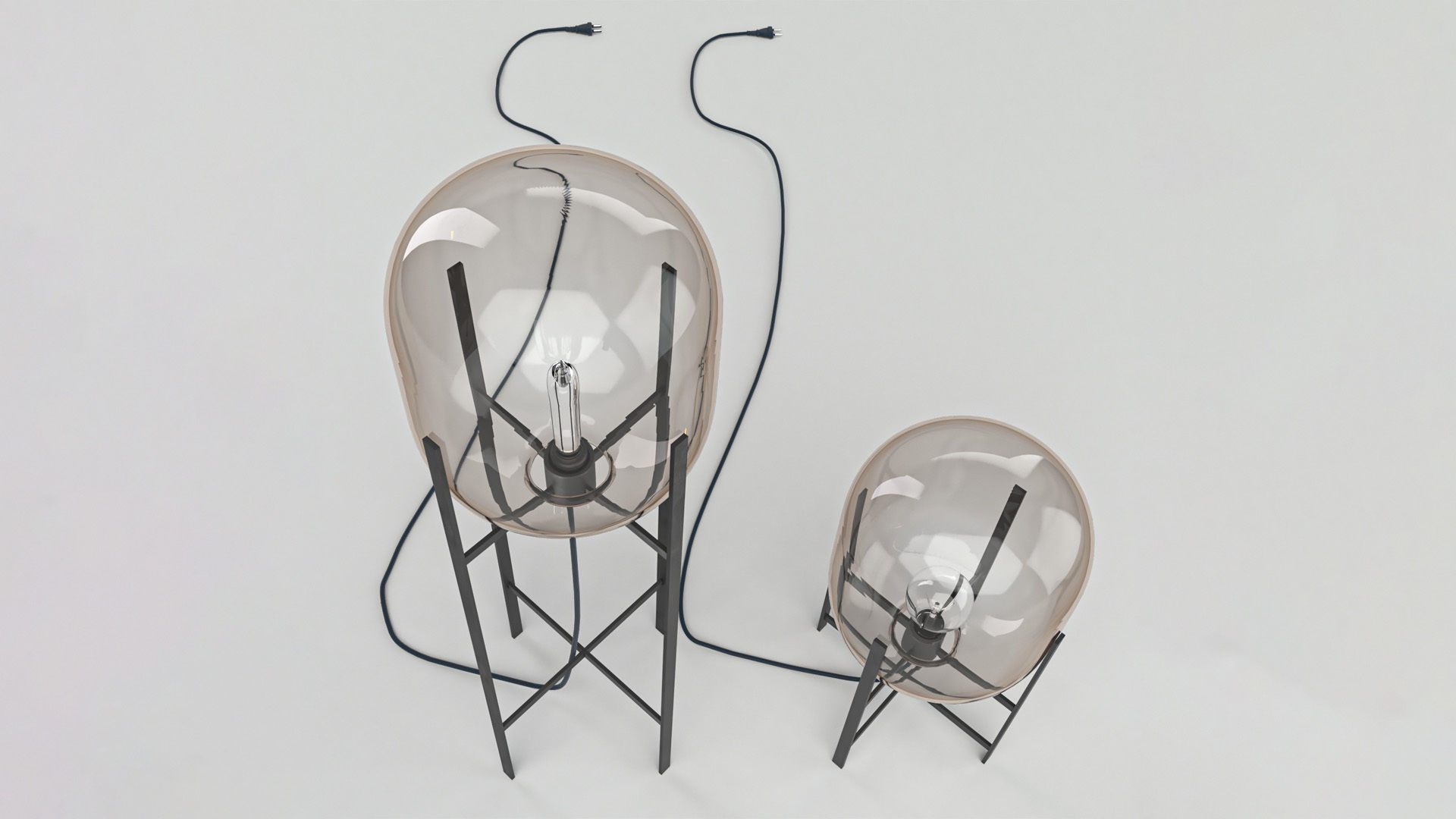 Bubble Floor Lamp 3D model_3