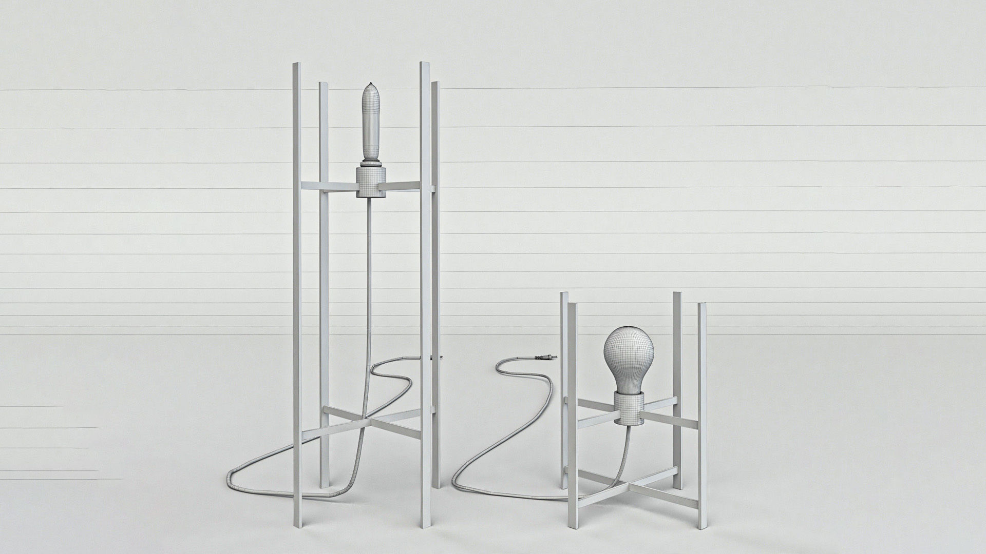 Bubble Floor Lamp 3D model_6