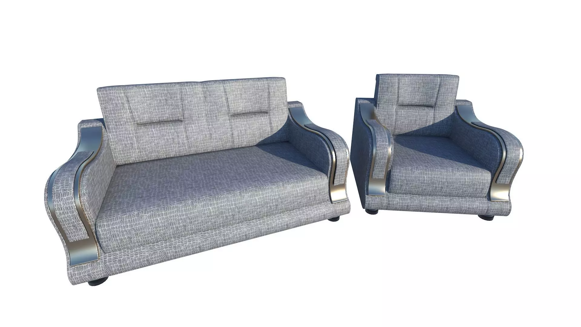 renk model leather sofa 3D print model
