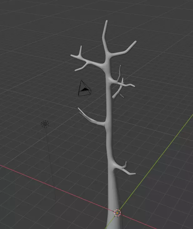 Long Tree Trunk 3D model_0