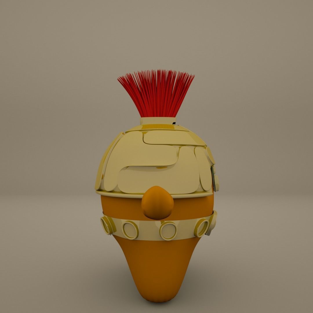 Minion Knight Low-poly 3D model_4