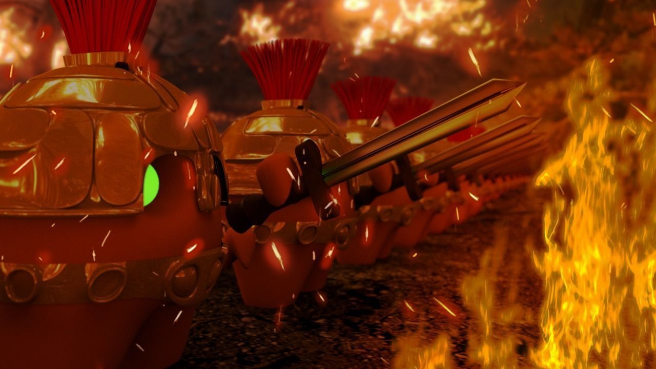 Minion Knight Low-poly 3D model_1