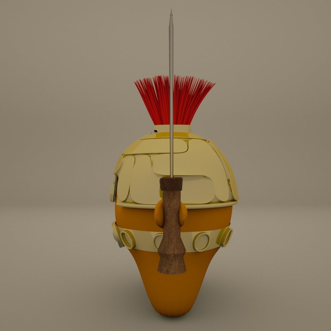 Minion Knight Low-poly 3D model_2