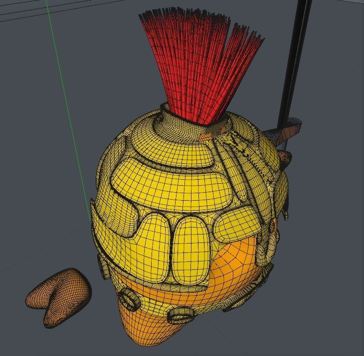 Minion Knight Low-poly 3D model_6