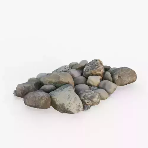 Rockery pile of rocks