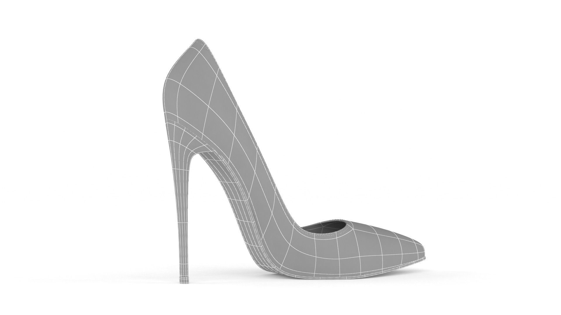 Women Shoes 3D model_9