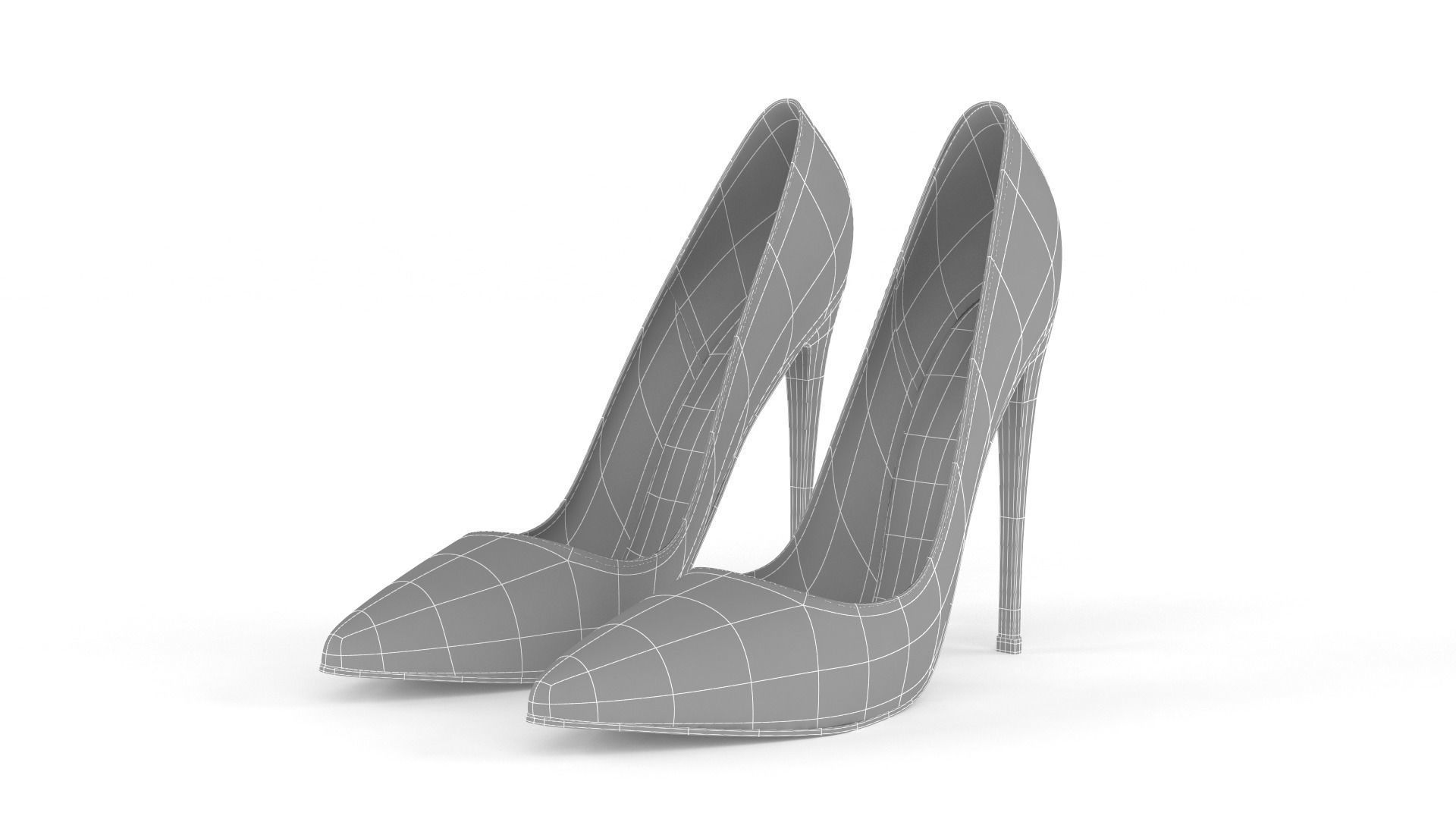 Women Shoes 3D model_6