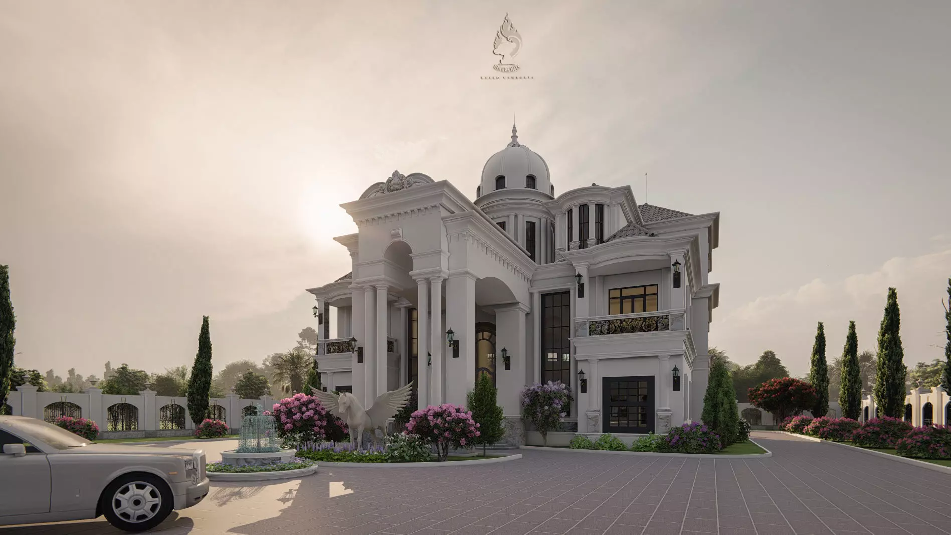 King Villa 3D print model