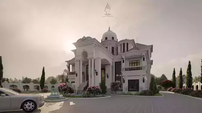 King Villa 3D print model