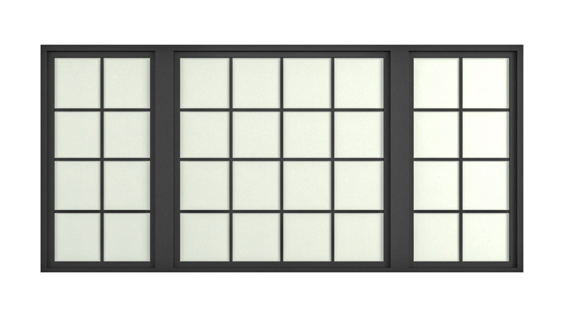 Classic Windows Set Low-poly 3D model_15