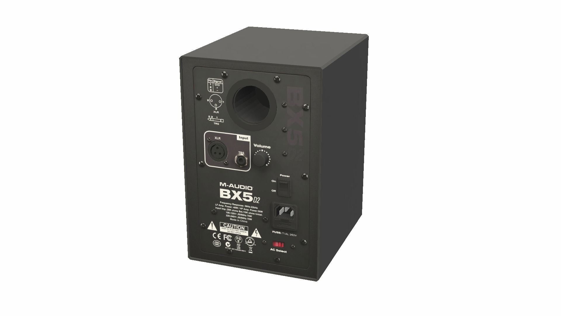Stereo Speakers - BX5 Low-poly 3D model_20