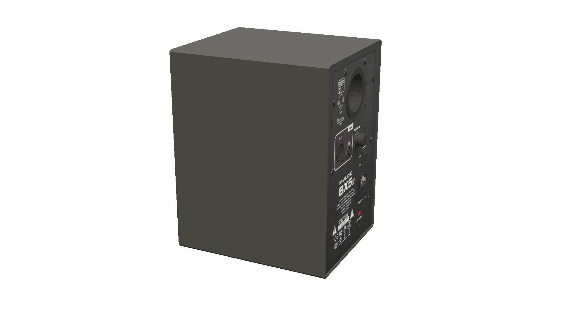 Stereo Speakers - BX5 Low-poly 3D model_27