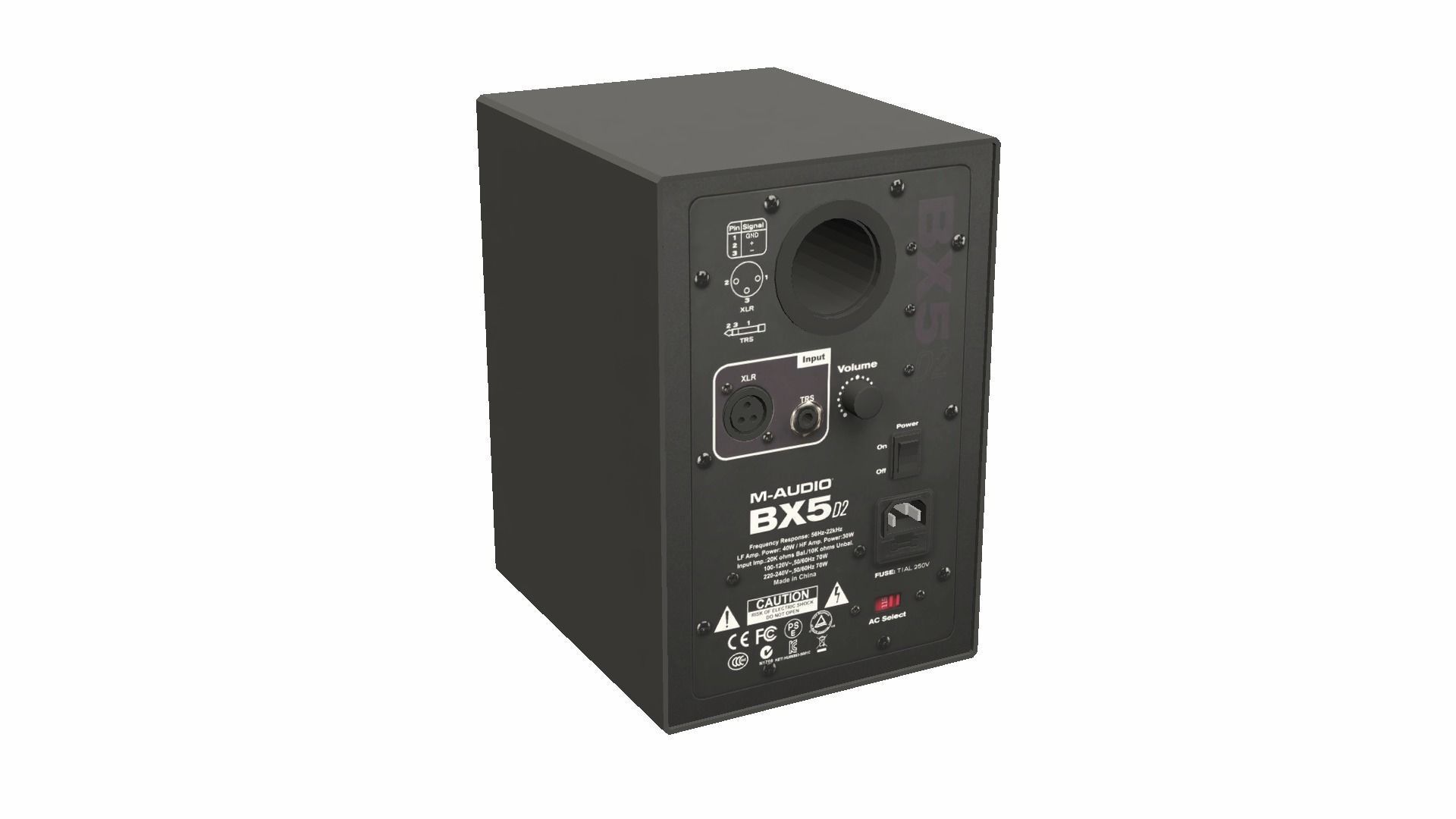 Stereo Speakers - BX5 Low-poly 3D model_24