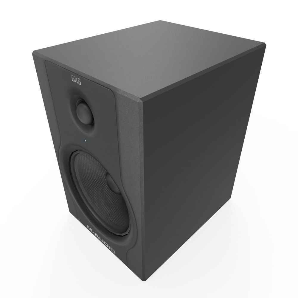 Stereo Speakers - BX5 Low-poly 3D model_3