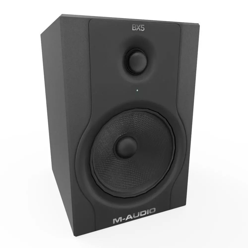 Stereo Speakers - BX5 Low-poly 3D model_0