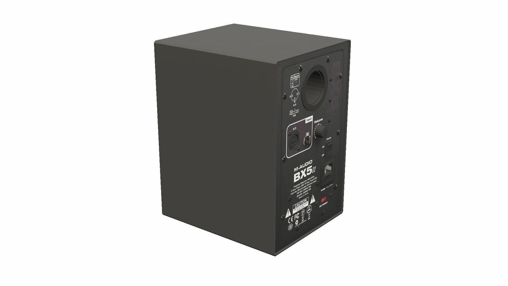 Stereo Speakers - BX5 Low-poly 3D model_26
