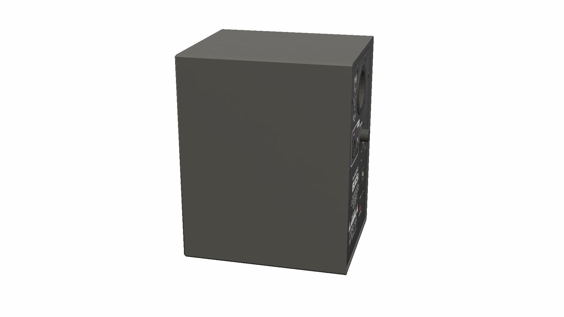 Stereo Speakers - BX5 Low-poly 3D model_28