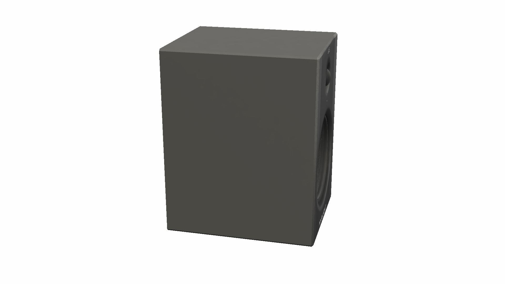 Stereo Speakers - BX5 Low-poly 3D model_13