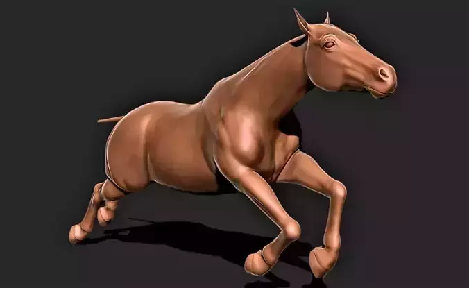 Horse 002 3D print model