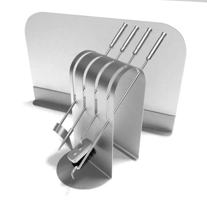 Fireplace Tool Set 3D model_0