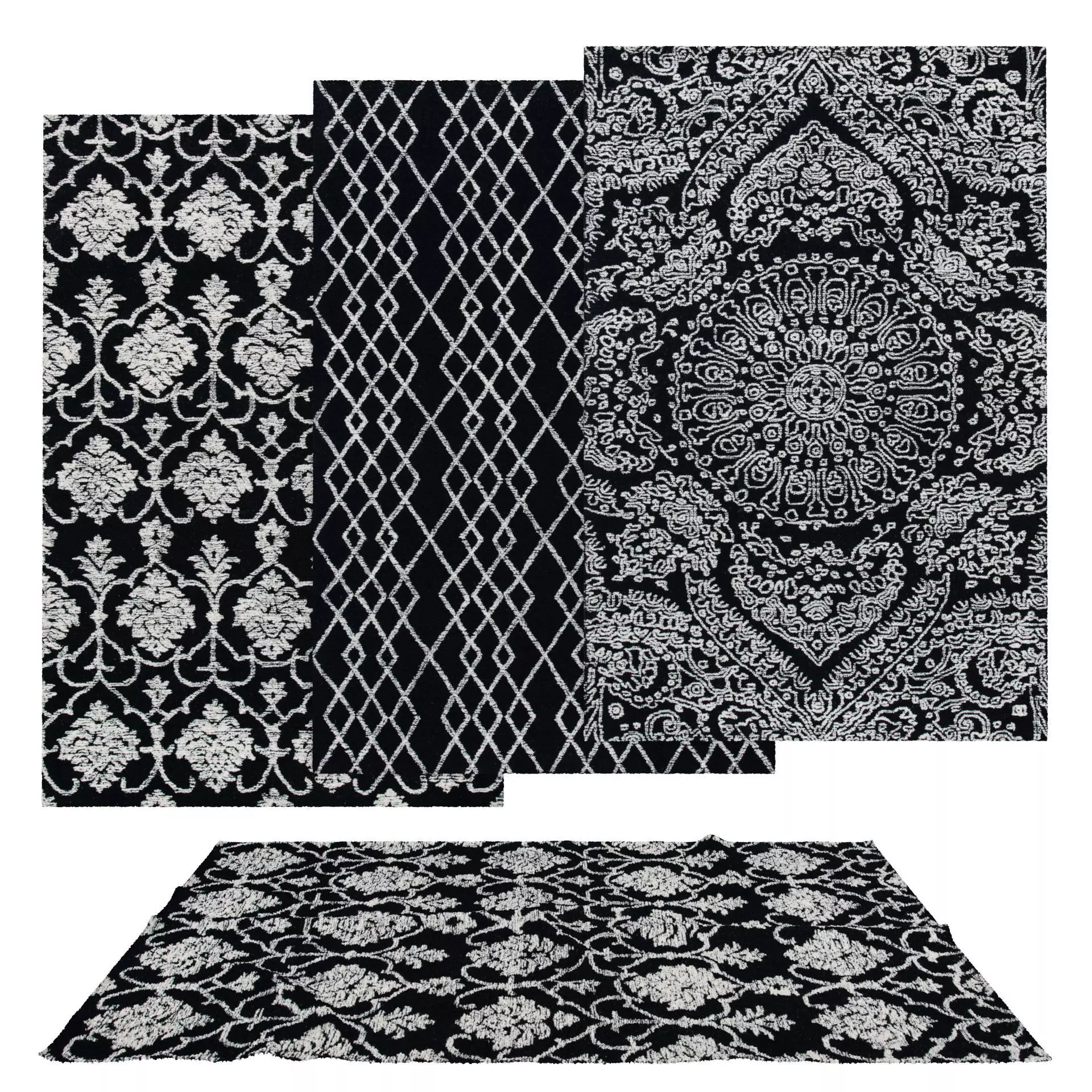 Rugs No 111 Low-poly 3D model