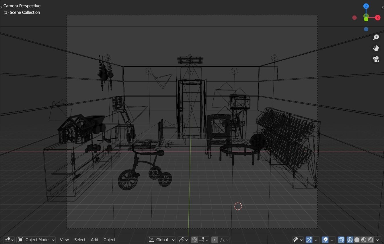 Kids Shop 3D model_2