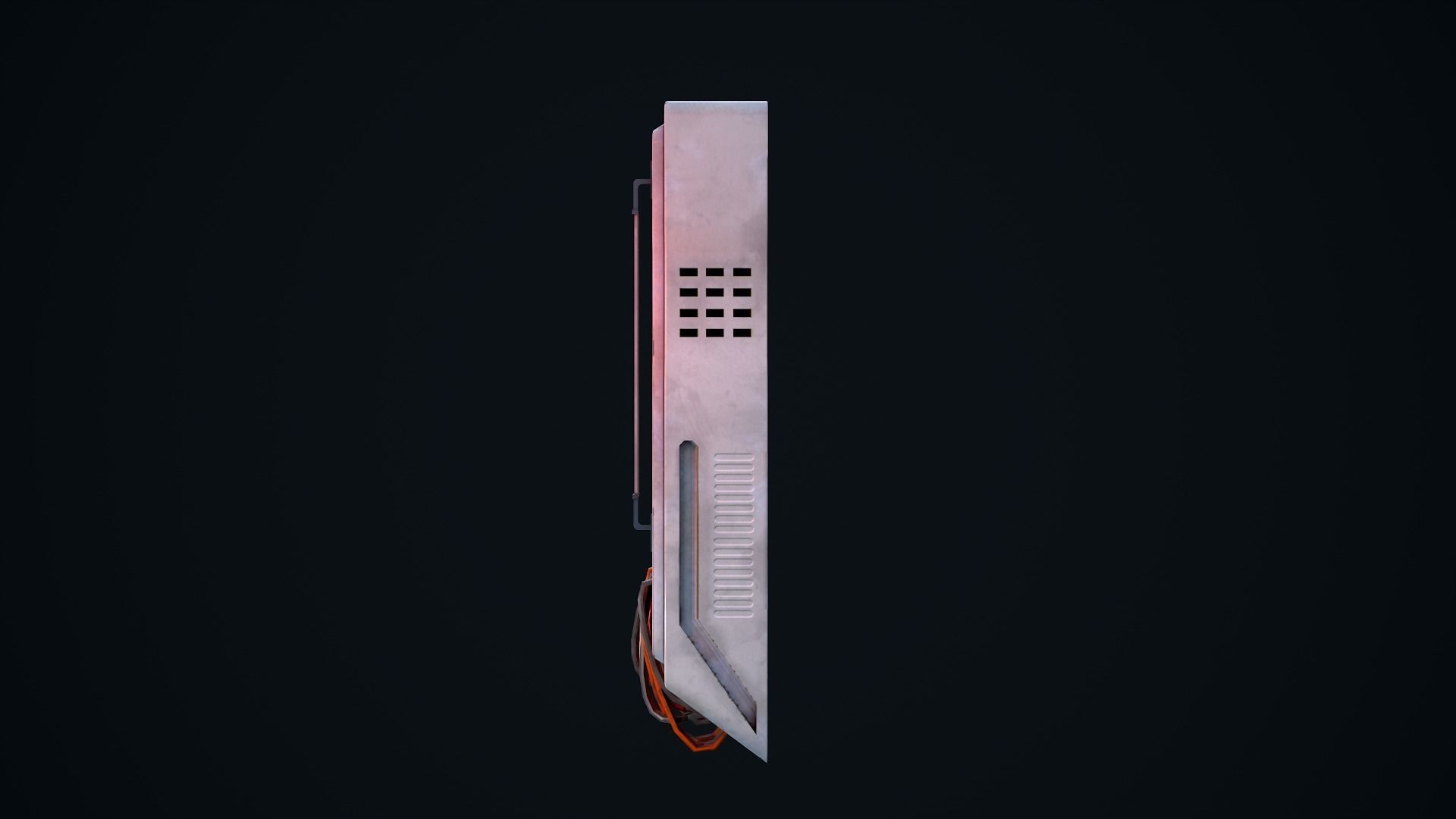 Sci Fi Console Low-poly 3D model_11
