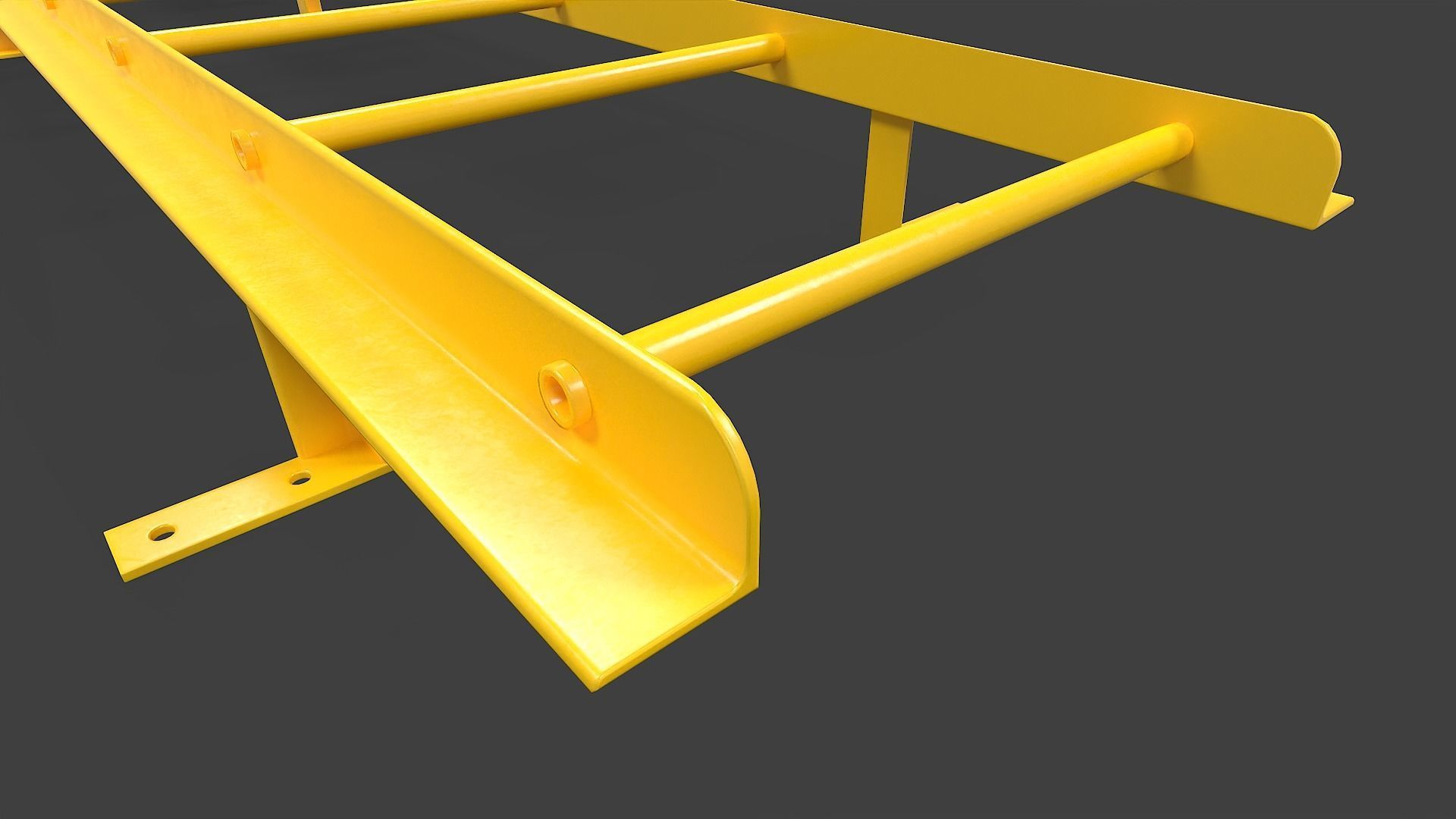Ladder V01 - Low Poly Low-poly 3D model_12