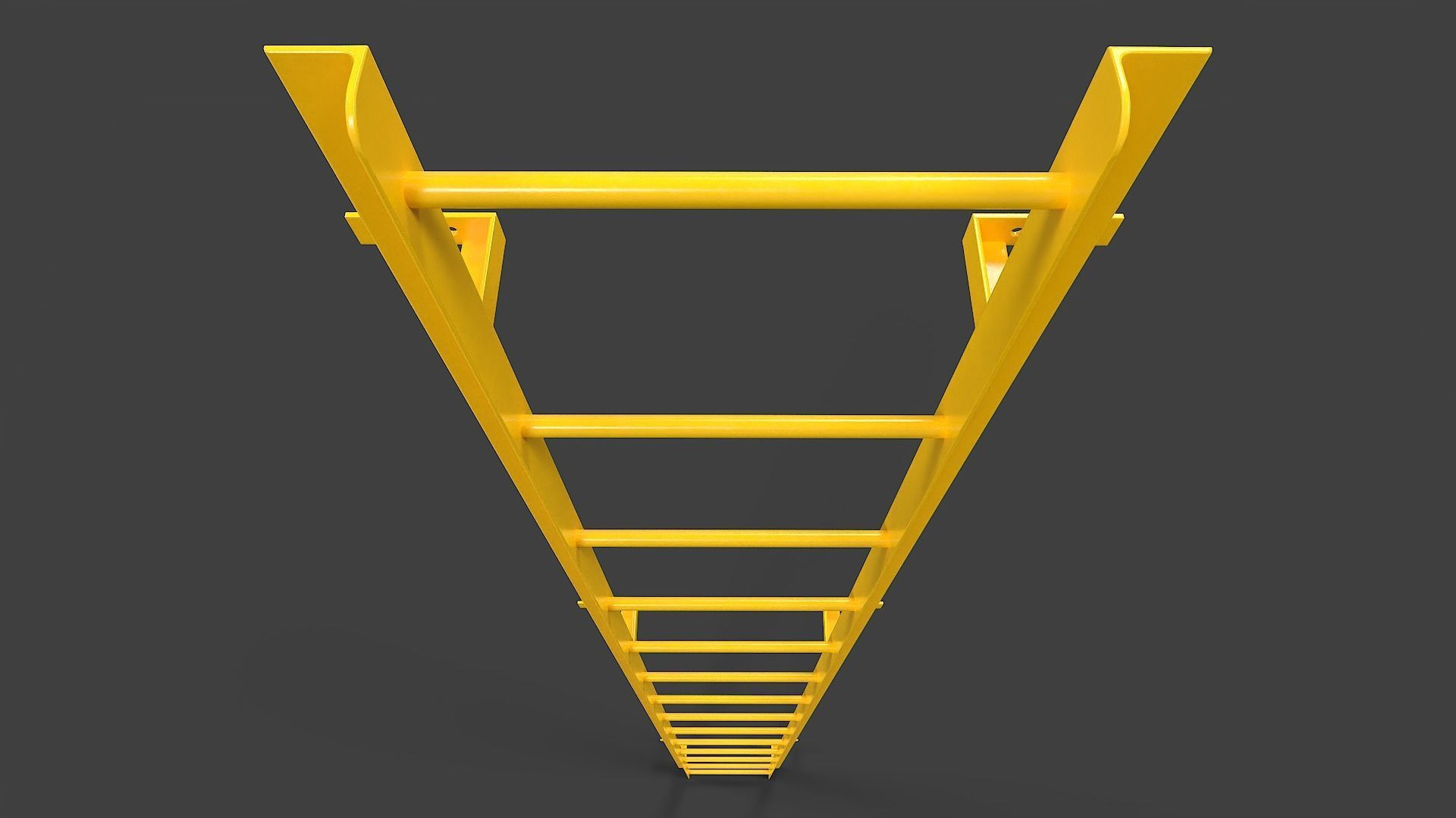 Ladder V01 - Low Poly Low-poly 3D model_9
