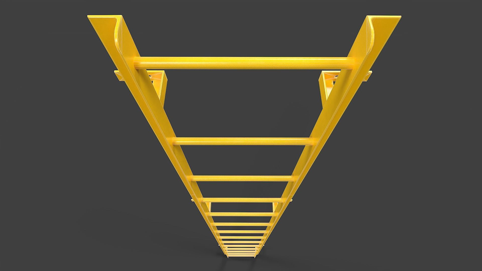 Ladder V01 - Low Poly Low-poly 3D model_10