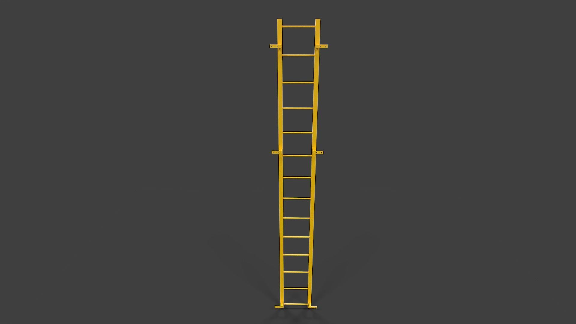 Ladder V01 - Low Poly Low-poly 3D model_5
