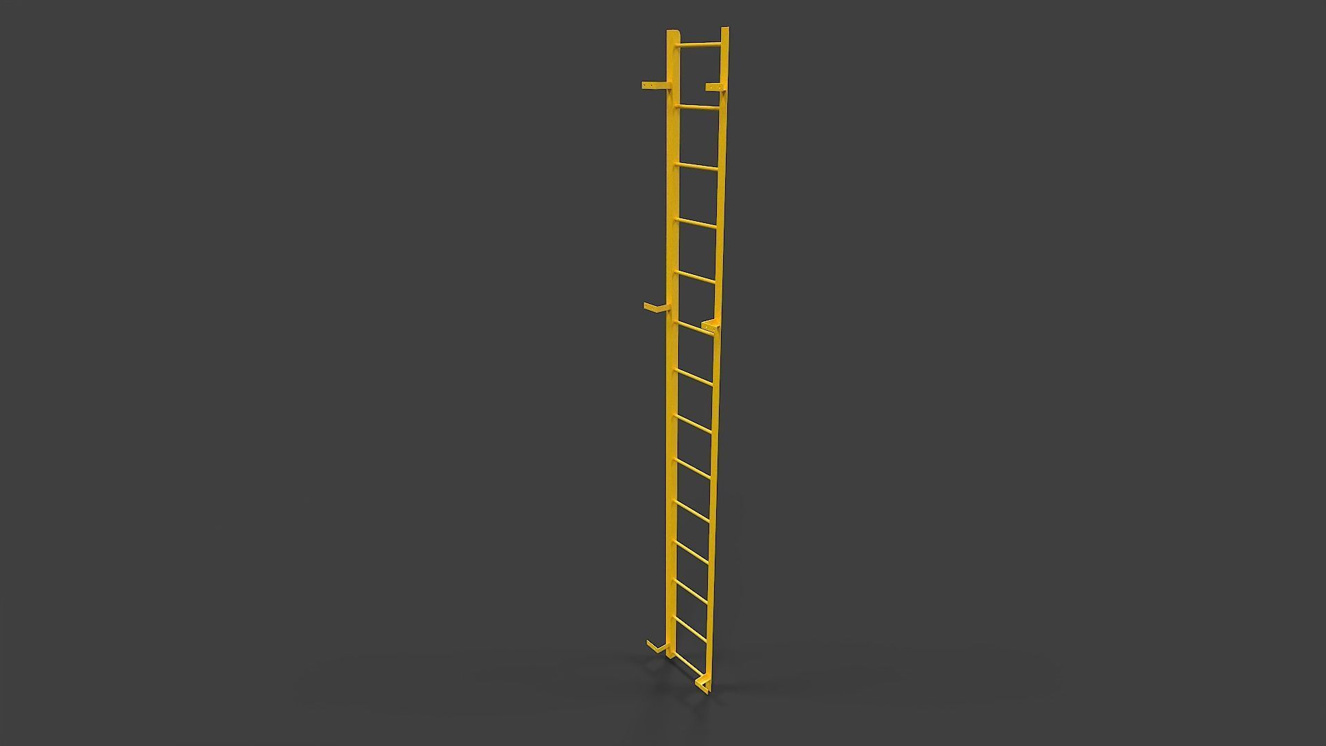 Ladder V01 - Low Poly Low-poly 3D model_4