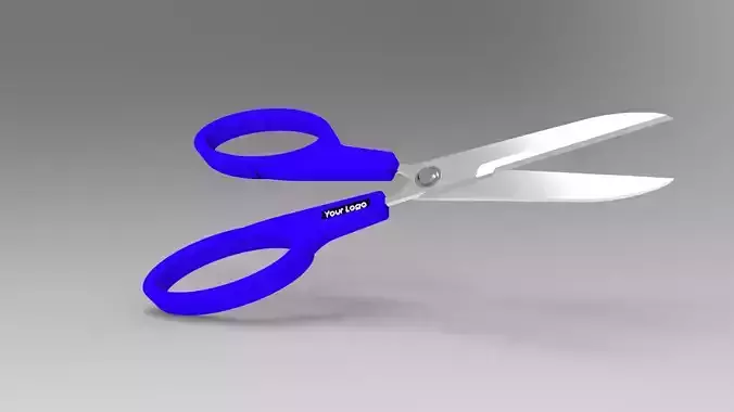 3D Scissor model pair of scissors