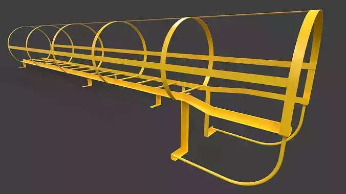 Ladder V03 - Low Poly Low-poly 3D model
