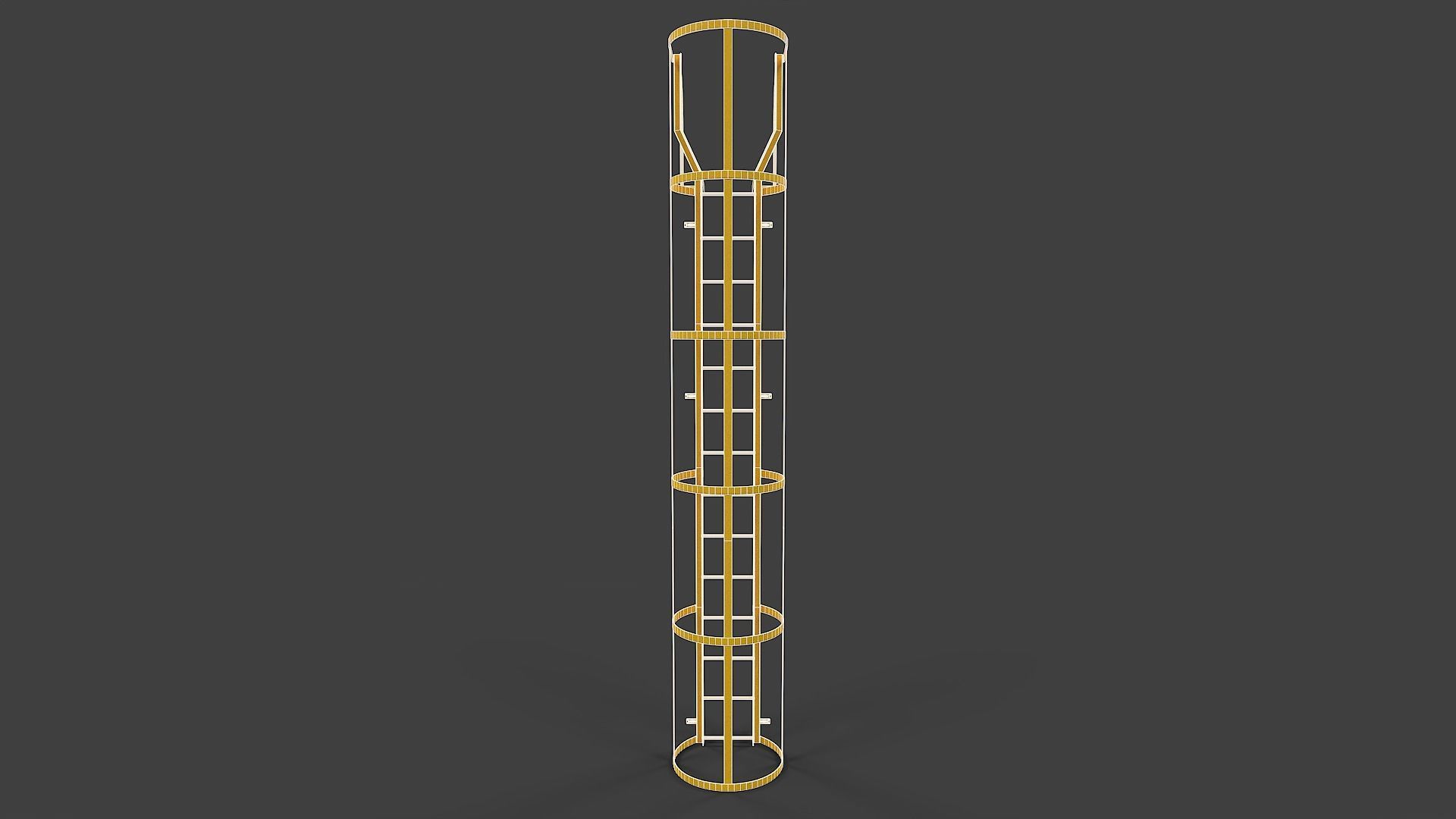 Ladder V03 - Low Poly Low-poly 3D model_2