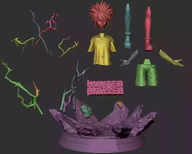 Killua Zoldyck - Hunter x Henter 3D print model