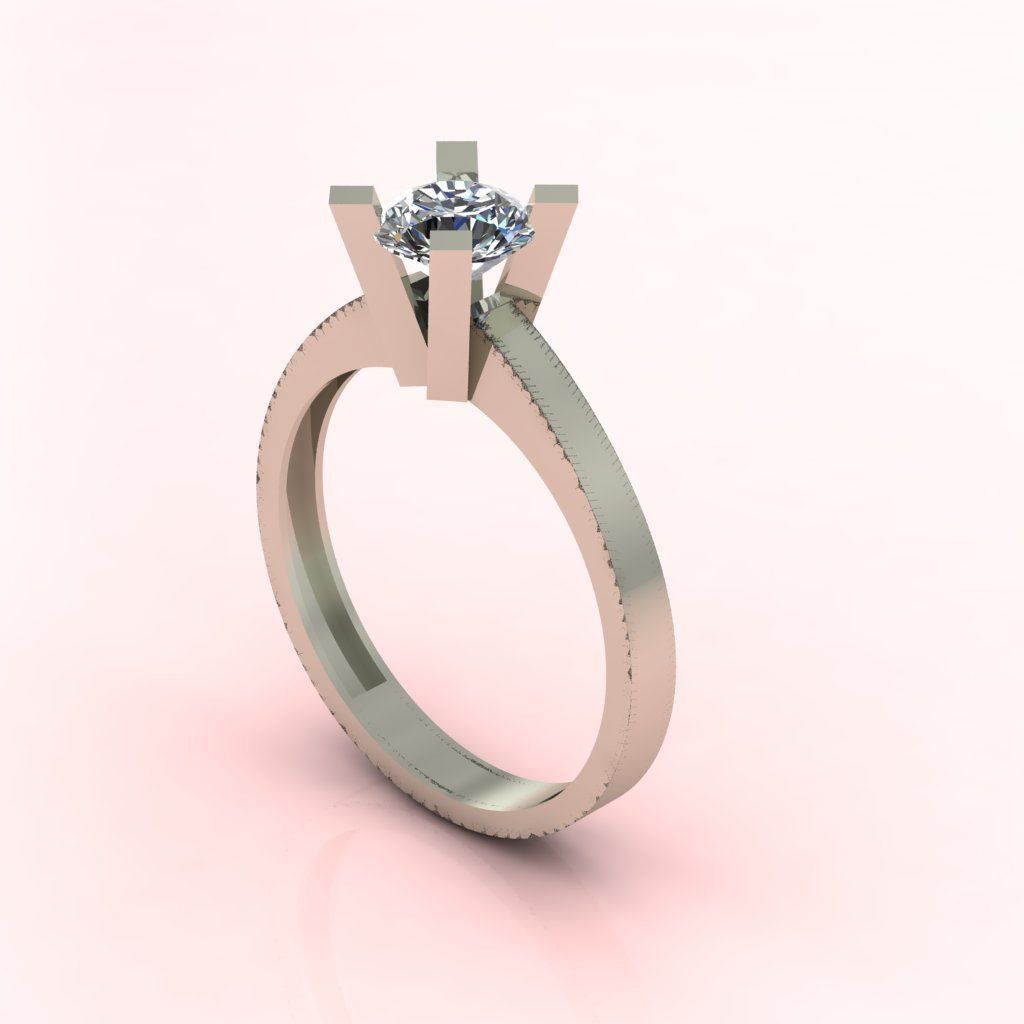 Diamond Ring Series  3D print model_1