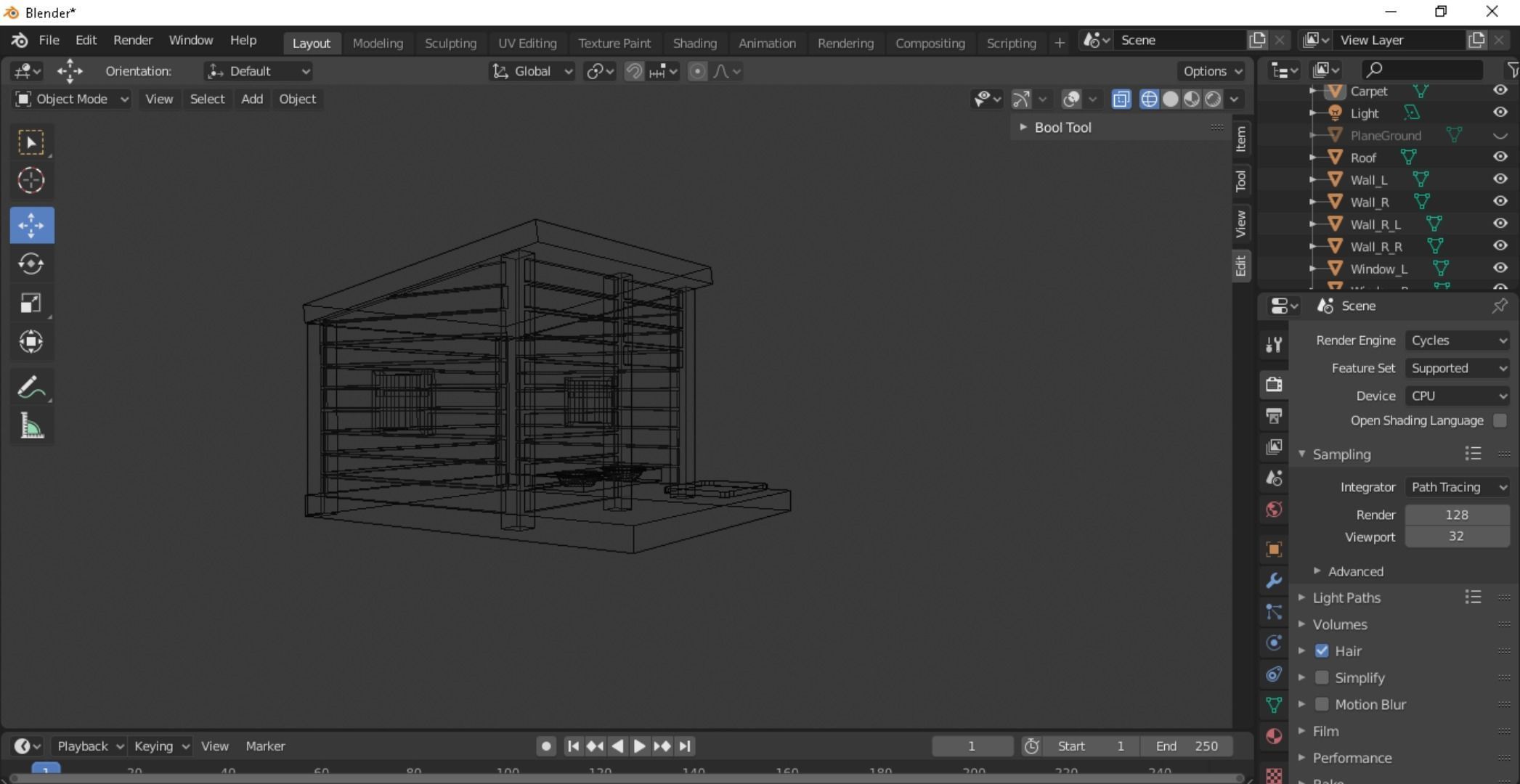 Modern Dog House 3D model_18
