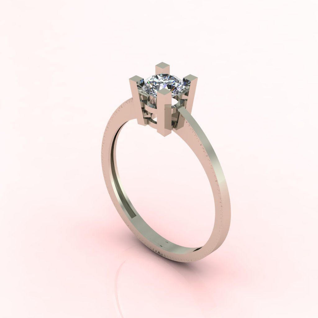 Diamond Ring Series 3D print model_1