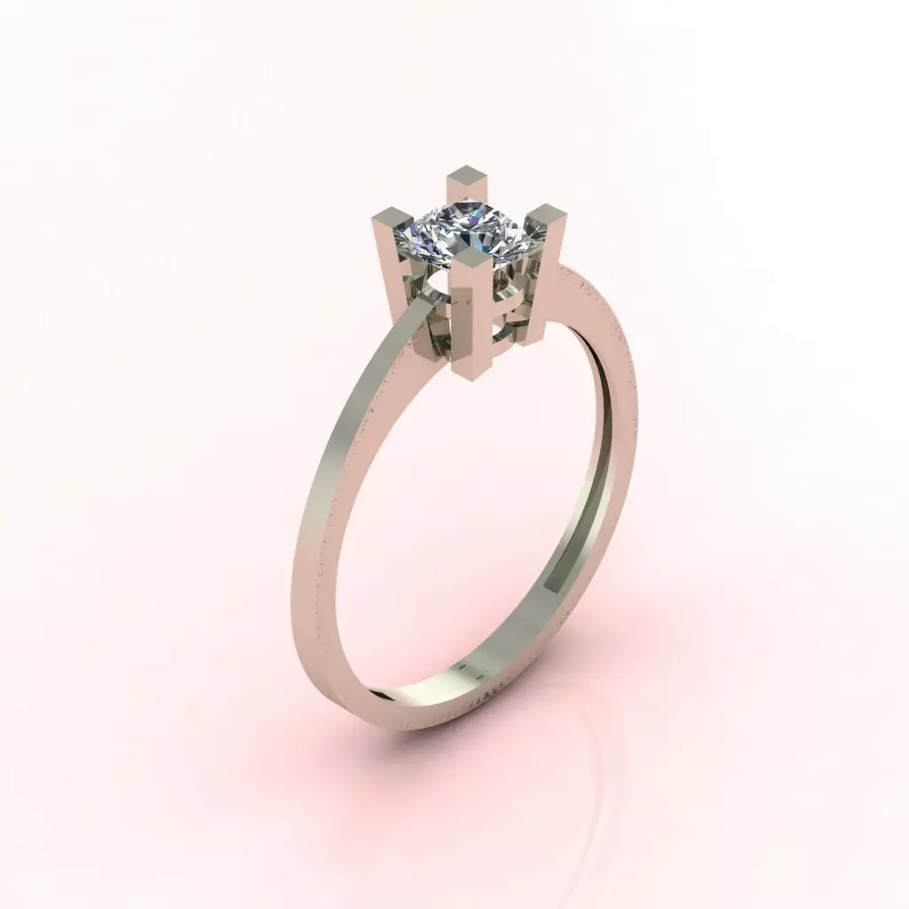 Diamond Ring Series 3D print model_0
