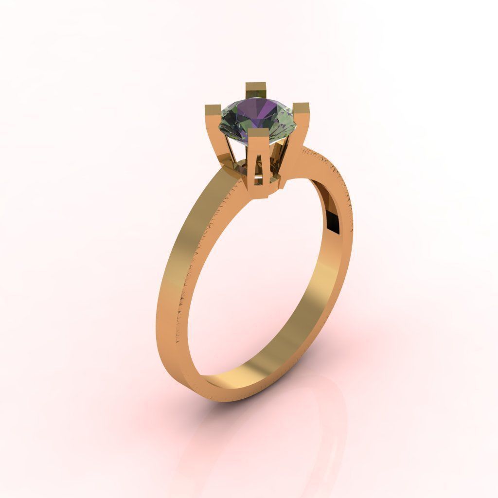 Diamond Ring Series  3D print model_1