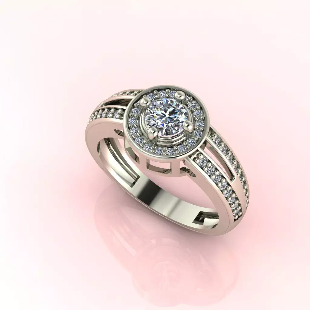 Diamond Ring Series  3D print model_0