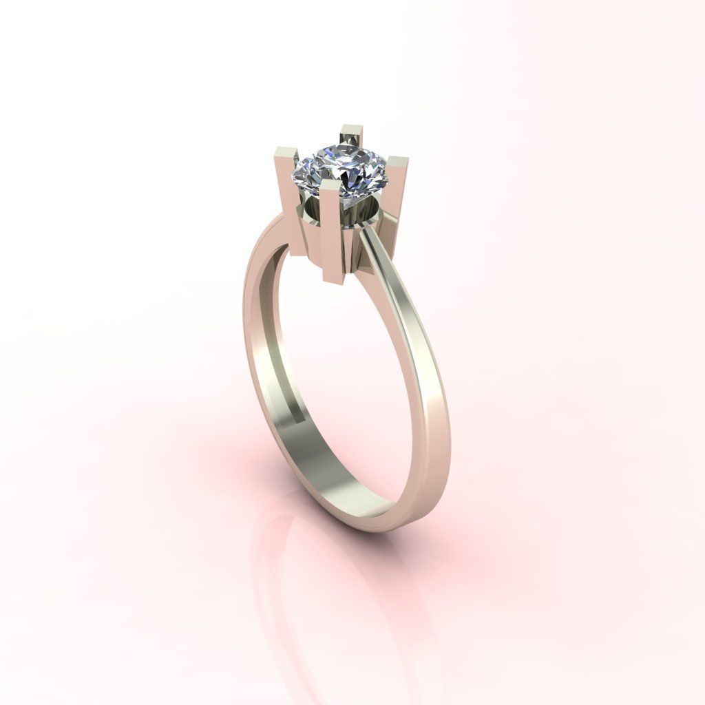Diamond Ring Series  3D print model_1