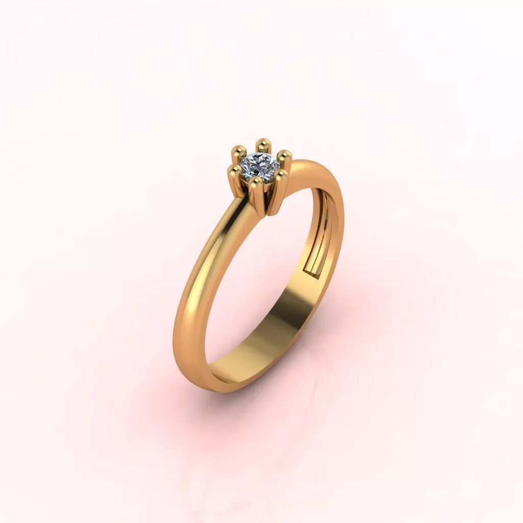 Diamond Ring Series  3D print model_0